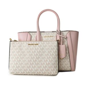 Women's Handbag Michael Kors 35F2G6KC5V-OPTWHT-RSGLD Pink 26 x 20 x 11