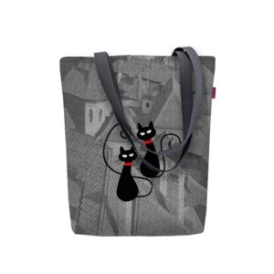 Koty Shoulder Bag In Canvas Sunny Line Bertoni