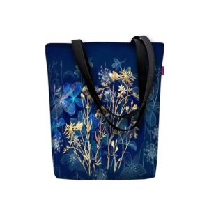 Midnight Shoulder Bag In Canvas Sunny Line Bertoni