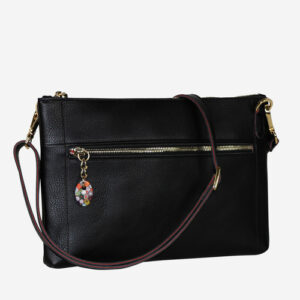 Leather Shiny Bag Black
